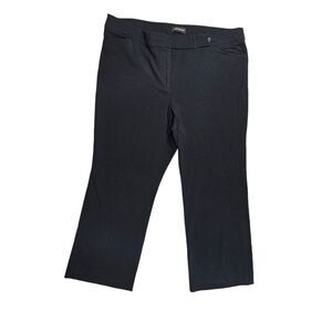 Lane Bryant Womens Size 26 Petite Black Bootcut Dress Pants